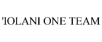 'IOLANI ONE TEAM