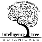 BALANCE THROUGH HERBAL SCIENCE, INTELLIGENCE TREE, BOTANICALS
