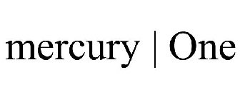 MERCURY | ONE
