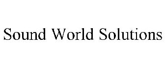 SOUND WORLD SOLUTIONS