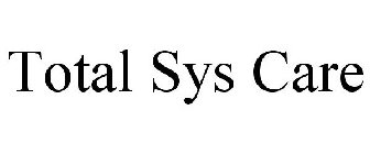 TOTAL SYS CARE