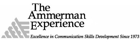 AE THE AMMERMAN EXPERIENCE EXCELLENCE IN COMMUNICATION SKILLS DEVELOPMENT SINCE 1973