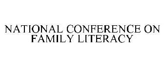 NATIONAL CONFERENCE ON FAMILY LITERACY