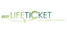 NEW LIFE TICKET GET BUSY LIVING.