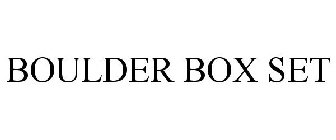 BOULDER BOX SET