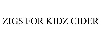 ZIGS FOR KIDZ CIDER