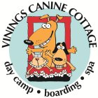 VININGS CANINE COTTAGE DAY CAMP · BOARDING · SPA