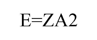 E=ZA2