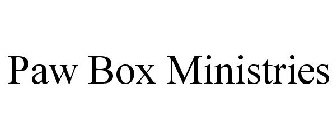 PAW BOX MINISTRIES