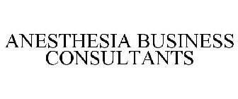 ANESTHESIA BUSINESS CONSULTANTS