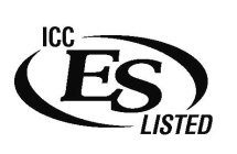 ICC ES LISTED