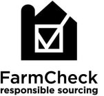 FARMCHECK RESPONSIBLE SOURCING