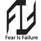 FIF FEAR IS FAILURE