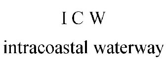 I C W INTRACOASTAL WATERWAY
