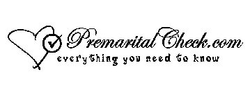 PREMARITALCHECK.COM EVERYTHING YOU NEED TO KNOW