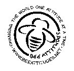 BEE ATTITUDES · CHANGING THE WORLD ONE ATTITUDE AT A TIME · WWW.BEEATTITUDES.NET