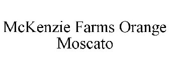 MCKENZIE FARMS ORANGE MOSCATO