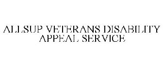 ALLSUP VETERANS DISABILITY APPEAL SERVICE