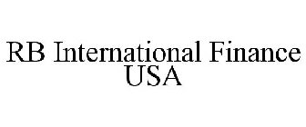 RB INTERNATIONAL FINANCE USA