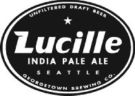 LUCILLE INDIA PALE ALE UNFILTERED DRAFTBEER SEATTLE GEORGETOWN BREWING CO.