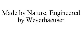 MADE BY NATURE, ENGINEERED BY WEYERHAEUSER