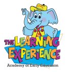 BUBBLES THE ELEPHANT THE LEARNING EXPERIENCE ACADEMY OF EARLY EDUCATION ABC