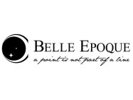BELLE EPOQUE A POINT IS NOT PART OF A LINE