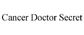CANCER DOCTOR SECRET