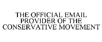 THE OFFICIAL EMAIL PROVIDER OF THE CONSERVATIVE MOVEMENT