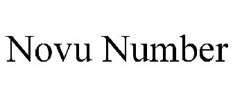 NOVU NUMBER