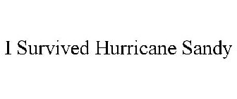 I SURVIVED HURRICANE SANDY