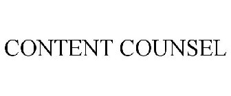 CONTENT COUNSEL