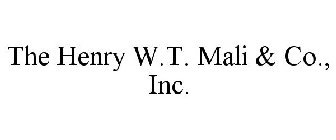 THE HENRY W.T. MALI & CO., INC.