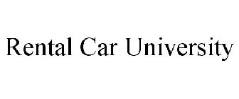 RENTAL CAR UNIVERSITY