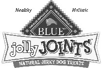 HEALTHY HOLISTIC BLUE JOLLY JOINTS THE BLUE BUFFALO CO. THE BLUE BUFFALO CO. NATURAL JERKY DOG TREATS