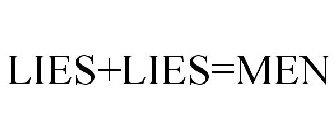 LIES+LIES=MEN