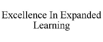 EXCELLENCE IN EXPANDED LEARNING