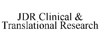 JDR CLINICAL & TRANSLATIONAL RESEARCH