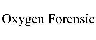 OXYGEN FORENSIC
