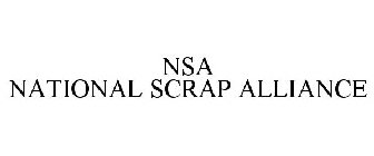 NSA NATIONAL SCRAP ALLIANCE