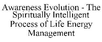 AWARENESS EVOLUTION - THE SPIRITUALLY INTELLIGENT PROCESS OF LIFE ENERGY MANAGEMENT