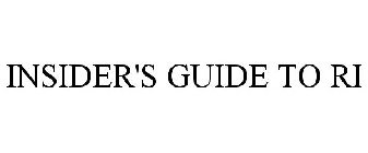 INSIDER'S GUIDE TO RI