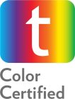 T COLOR CERTIFIED
