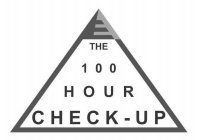 THE 100 HOUR CHECK-UP