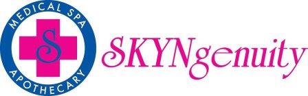 S SKYN GENUITY IN PINK IN CURRENTLY DISPLAYED FONT