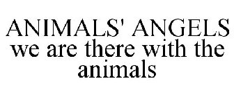 ANIMALS' ANGELS WE ARE THERE WITH THE ANIMALS