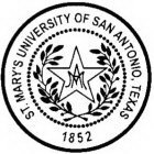 MA ST. MARY'S UNIVERSITY OF SAN ANTONIOTEXAS 1852