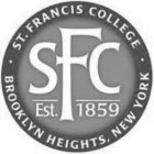 ST. FRANCIS COLLEGE - BROOKLYN HEIGHTS,NEW YORK - SFC EST. 1859