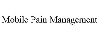 MOBILE PAIN MANAGEMENT