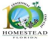 HOMESTEAD FLORIDA CENTENNIAL 100 1913-2013